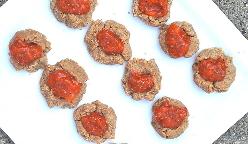 No-Bake Thumbprint Cookies